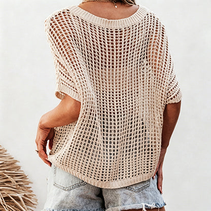 🎉This Week's Special Sales - 60% OFF✨Womens Crochet Pullover Top
